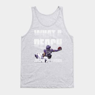 Justin Jefferson Minnesota Arm Reach Tank Top